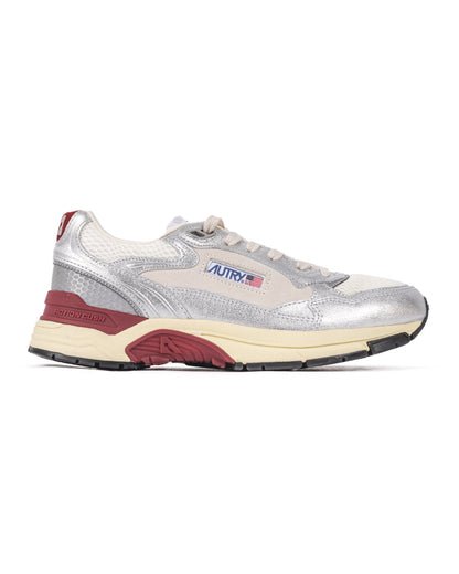 Hyperway Low Suede Silver Mesh