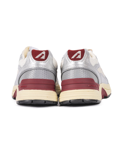 Hyperway Low Suede Silver Mesh